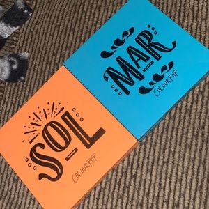 2 colourpop eyeshadow palettes bundle